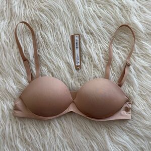 Skims Ultimate Strapless Pushup Bra Clay Size 32A